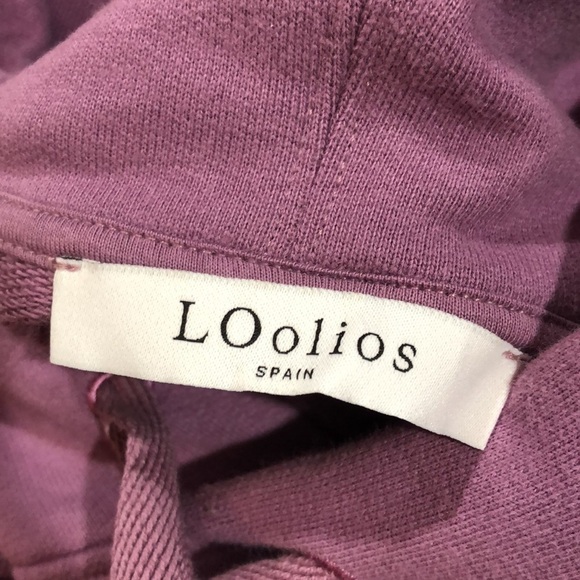Loolios Hephaestus Oversized Lounge Graphic Hoodie Purple Grape - Picture 4 of 14